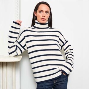 La Ligne Striped Turtleneck